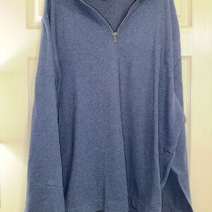 Van Heusen Men's Navy Zip-Up Sweater